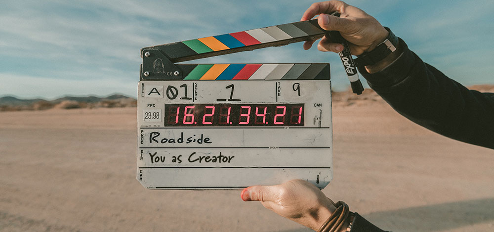 take number? movie clapboard You as Creator